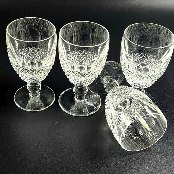 retro wine glasses Vintage Drinking Glasses Blue Grey (Set of 6) main image 1